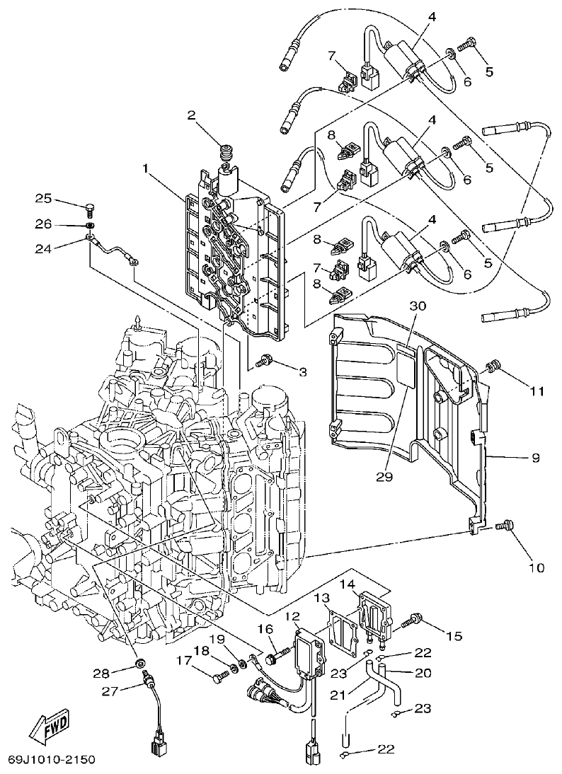Yamaha A1 ELECTRICAL 1 parts diagram